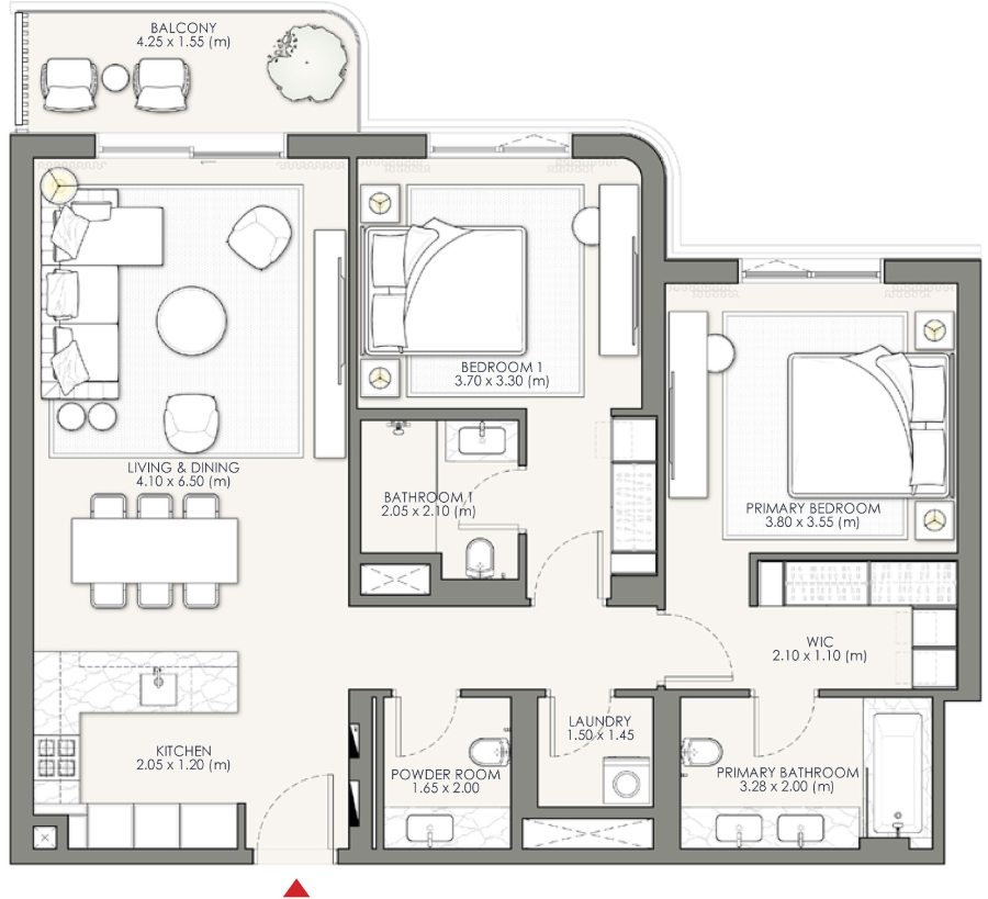 4Bedrooms floor plan